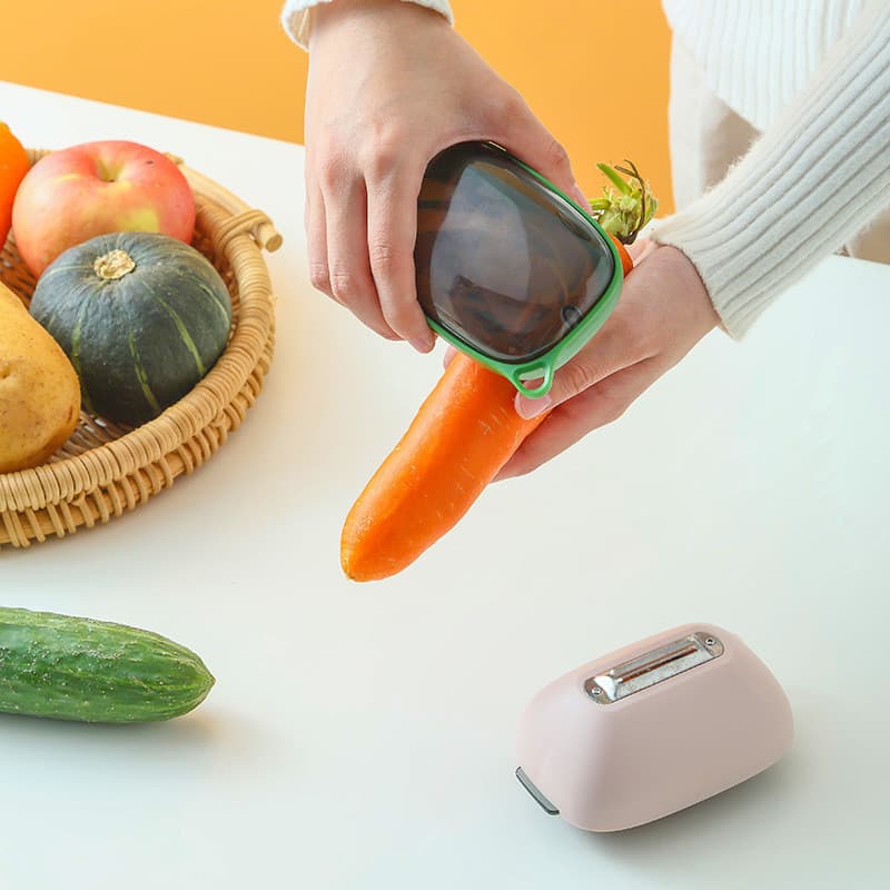 Descascador de frutas com caixa de armazenamento, descascador com lixeira embutida, promoção de liquidação YBWC