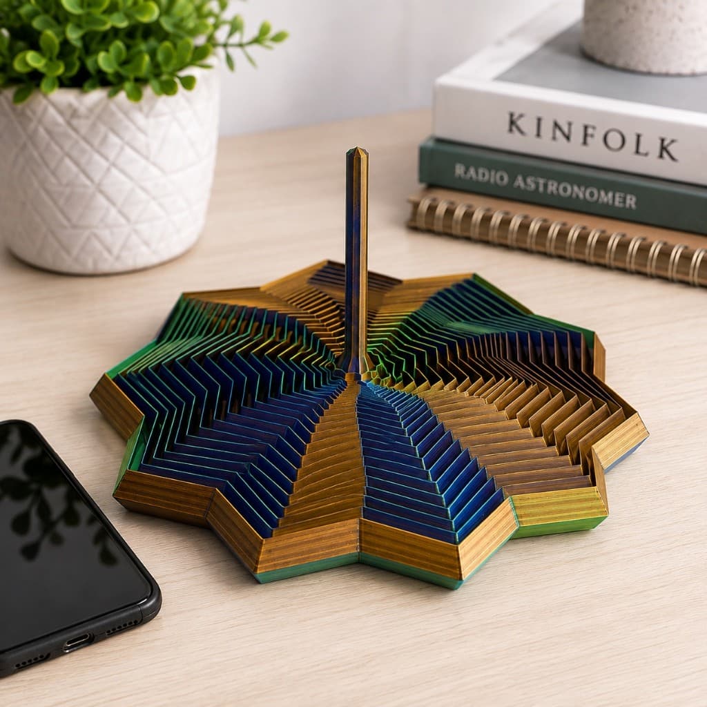 Brinquedo Sensorial Estrela Fidget Articulada Antiestresse 3D