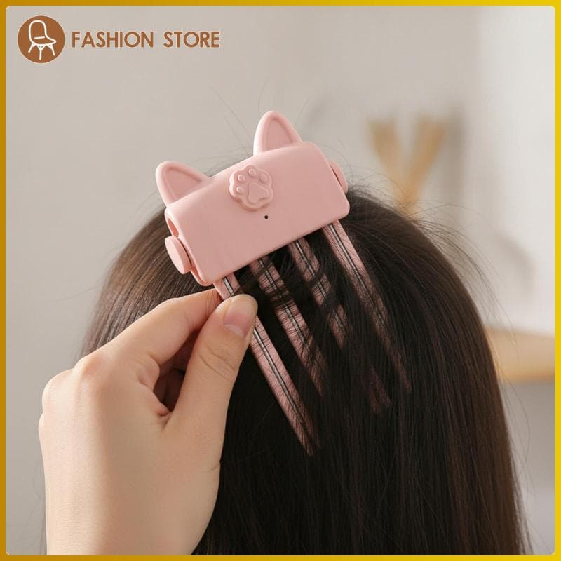 [Wishshopeelq] Clipe Volumizador De Raiz De Cabelo Sem Fio Clipes Volumizadores Recarregáveis Duas Configurações De Calo