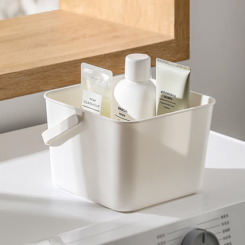 Cesta de armazenamento macia caixa de armazenamento de mesa doméstico banheiro diversos organizador caixa cosméticos ban