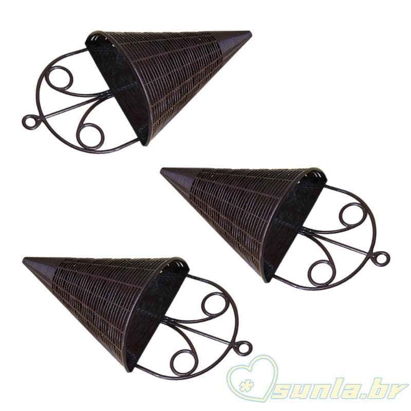 SUNL Cesta Suspensão Tecido, Armazenamento Decorativa, Parede, Recipiente Plantador Para Casa Gard