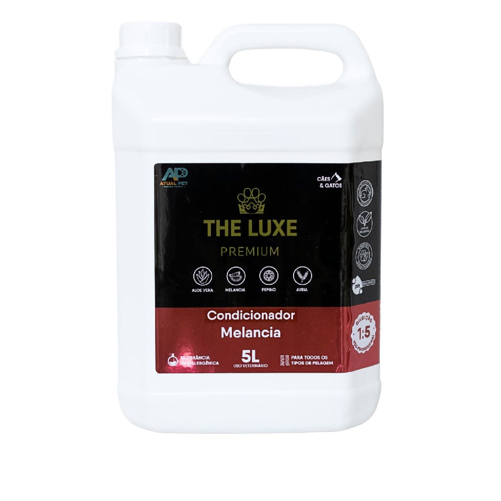 Condicionador The Luxe Atual Pet Melancia 5L Pet Shop Diluição 1:5