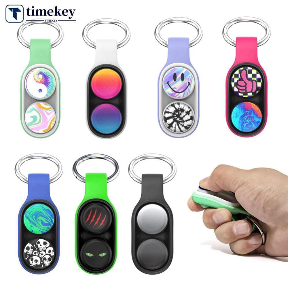 TIMEKEY Romance Pop Puck Brinquedos Fidget Mão Spinner Poppuck Engraçado Anti Estresse Chaveiro Descompressão Para Adult