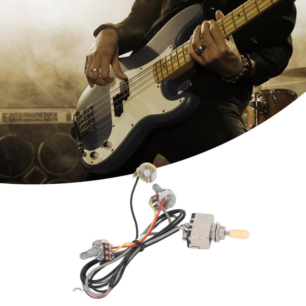 Chicote de fiação de guitarra elétrica Irfora de alta qualidade com potes A500K B500K para guitarras padrão