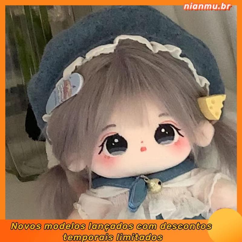 Lizang boneca de algodão genuíno sem atributos 20CM boneca presente menina boneca bonito pelúcia pode vestir-se Q bonito