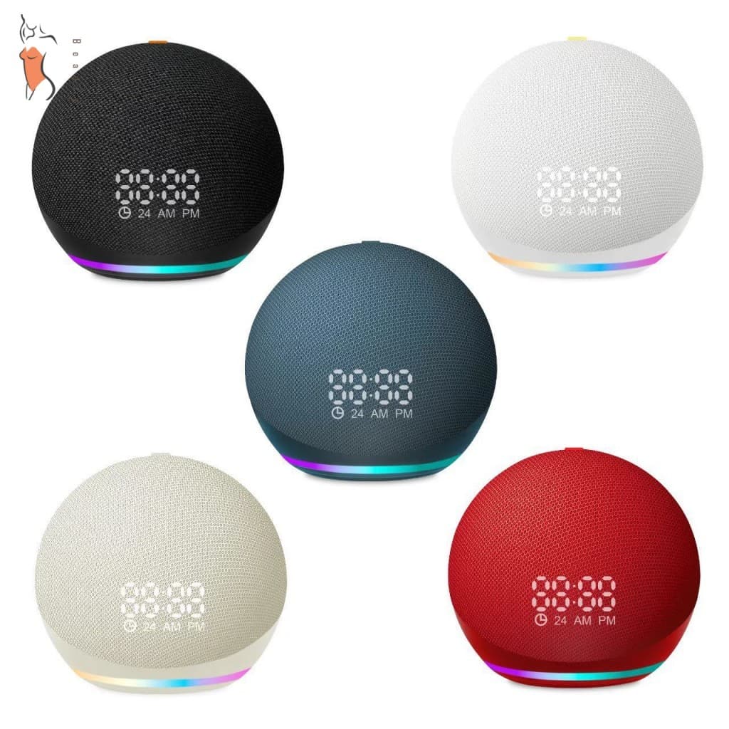 Alto-Falante Bluetooth Portátil-Mini Subwoofer De Mesa Com Capa De Tecido