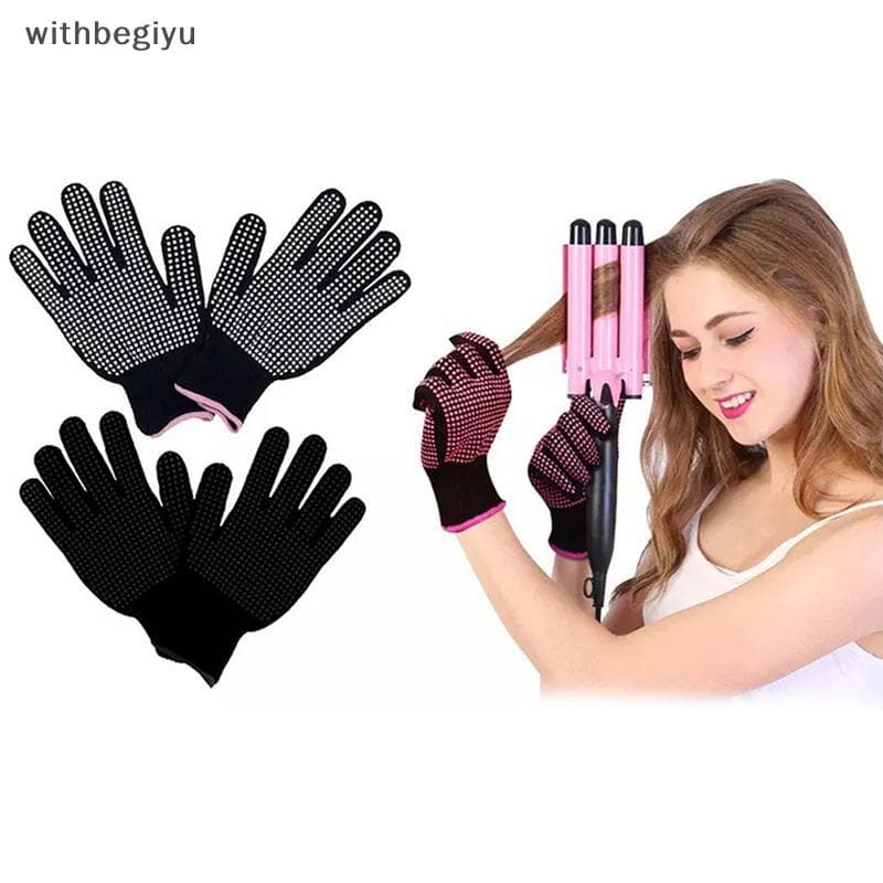dfd 1 Peça Novo Alisador De Cabelo Dupla Face Permanente Ondulação Cabeleireiro Resistente Ao Calor Luva De Dedo Ferrame