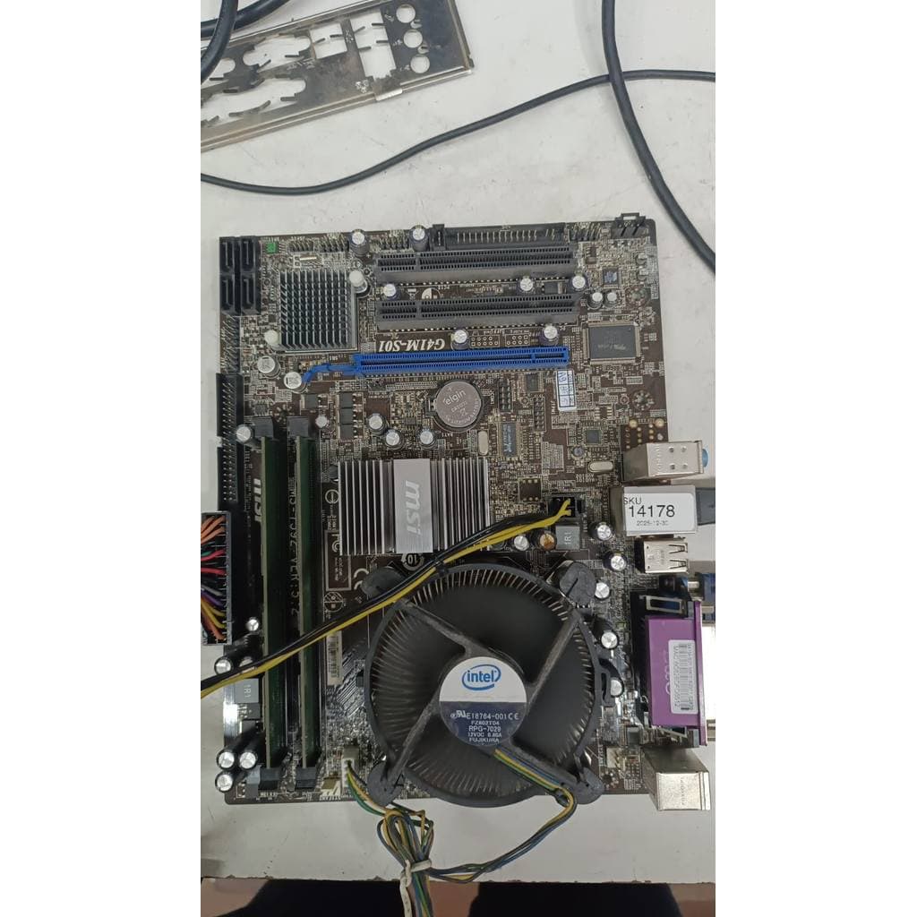 Kit placa mãe G41M-S01 + Core 2 Duo + 4 Gb 14178
