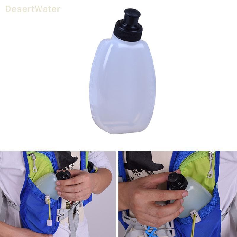 < DesertW > Garrafa De Água 250ml Esportiva De Plástico Para Cinto Bolsa Nova