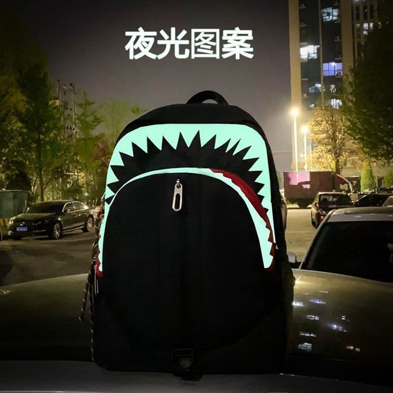 Casual luz novo estilo mochila das mulheres dos homens mochila engraçado moda viagem estudante grande capacidade mochila