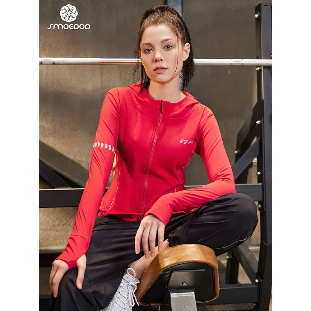 Shu Mu Yiduo 2025 Novo Estilo Yoga Wear Top Mulheres Esportes Zíper Cardigan Fitness Wear Jaqueta de Corrida