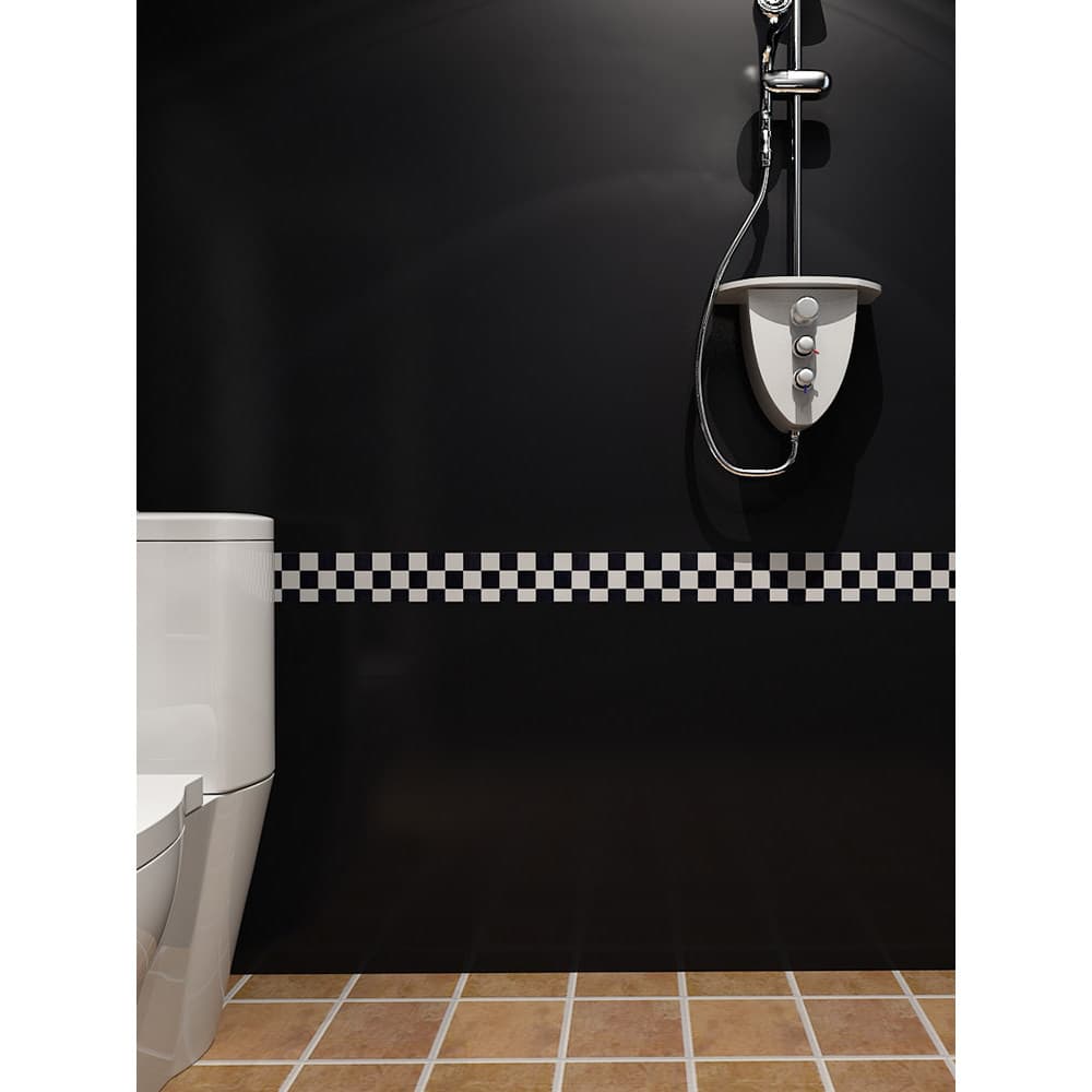 Adesivos de parede simples cor sólida decorativo papel de parede auto-adesivo impermeável à prova de umidade engrossado