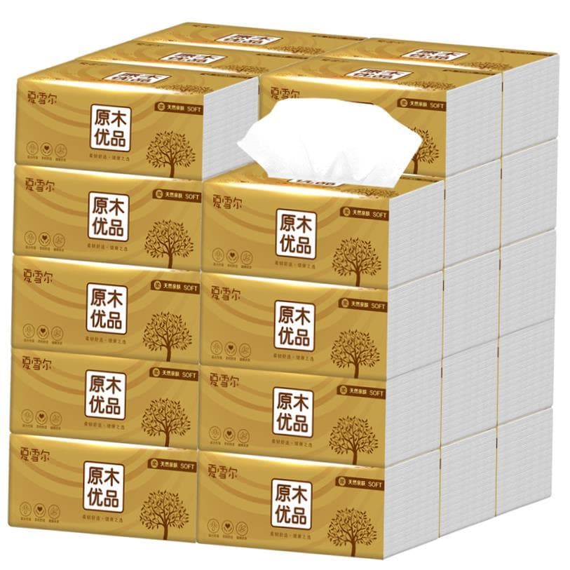 50 Caixas De Papel Higiênico De Tecido Doméstico