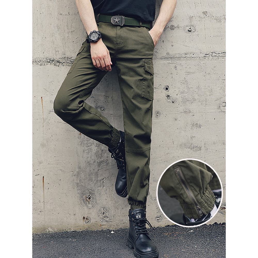 Macacão masculino Street Wear calças casuais homens em linha reta solta Leggings camuflagem primavera outono verão calça