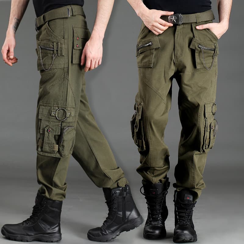 Macacão masculino 2026 novo estilo estilo fino solto em linha reta rufião bonito americano Casual ao ar livre camuflagem