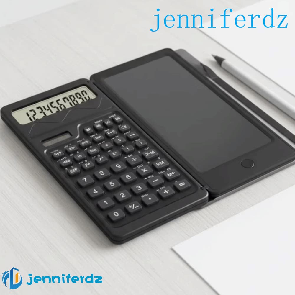 Calculadora Dobrável AJENNIFER , Científica De Design Com Tela LCD , Suporte Para Caneta Stylus