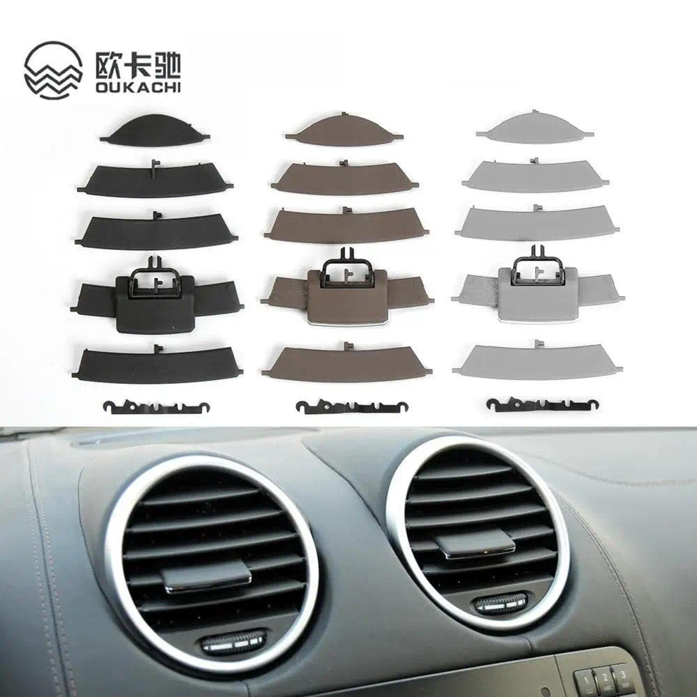 3 Cores Painel Central Do Carro AC Ventilação Grade Capa Kit De Reparo Para Mercedes Benz W164 W292 ML GL Classe 1648302