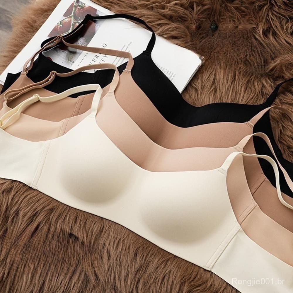 Soutien De Conforto Sem Costura Confortável E Respirável Para Mulheres Bralette Ajustável , Fio Copa A-C