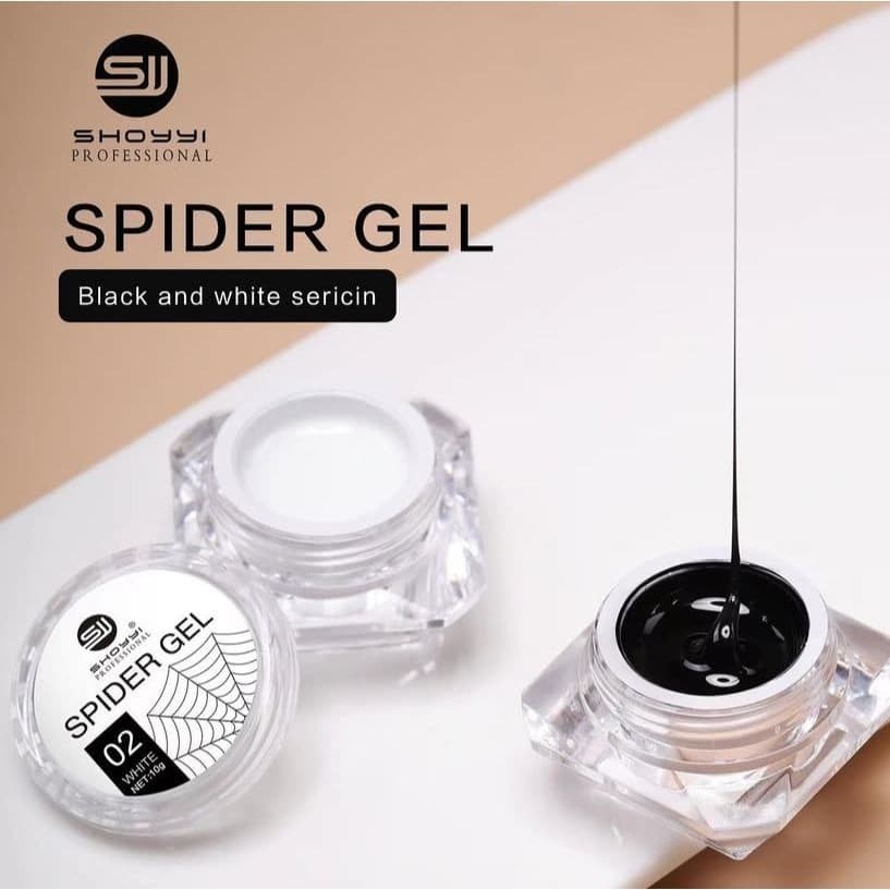 Spider Gel Shoyyi - 10g - Teia De Aranha Unha Desenhos Estilo Elástico - Nail Designer