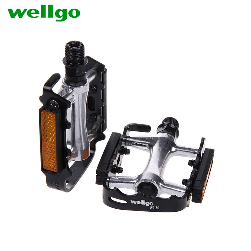 Wellgo Wellgo M20 Pedal Pedal Mountain Bike Rolamento Dobrável Pedal de Bicicleta Dead Fly Acessórios Pedal
