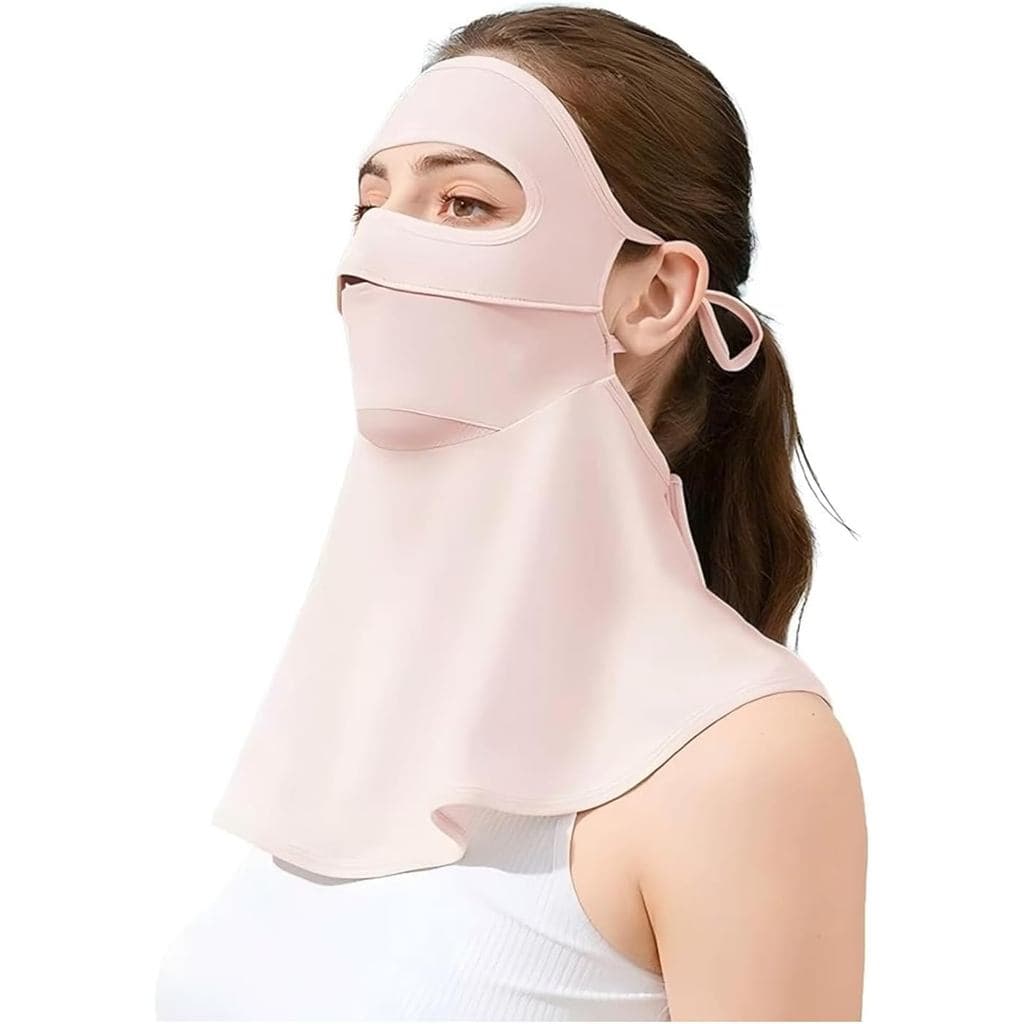 Máscara Facial para Proteção Solar UPF 50+ Proteção UV para o Pescoço Máscara Facial UV Cobrindo os Olhos WKYF