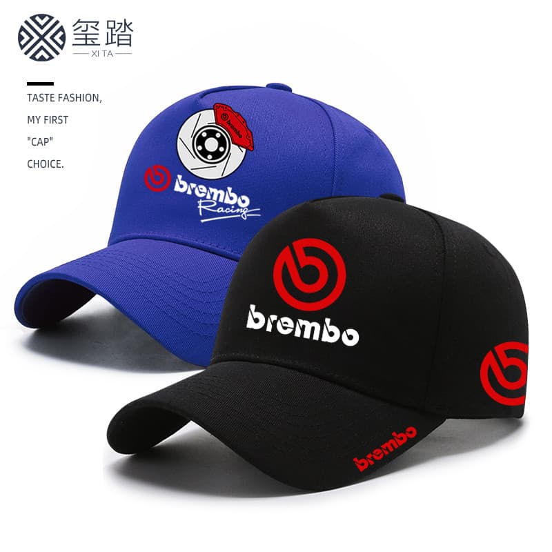 Brembo Pinças de Freio Chapéu Periférico Masculino Carro Modificado JDM Boné de Beisebol