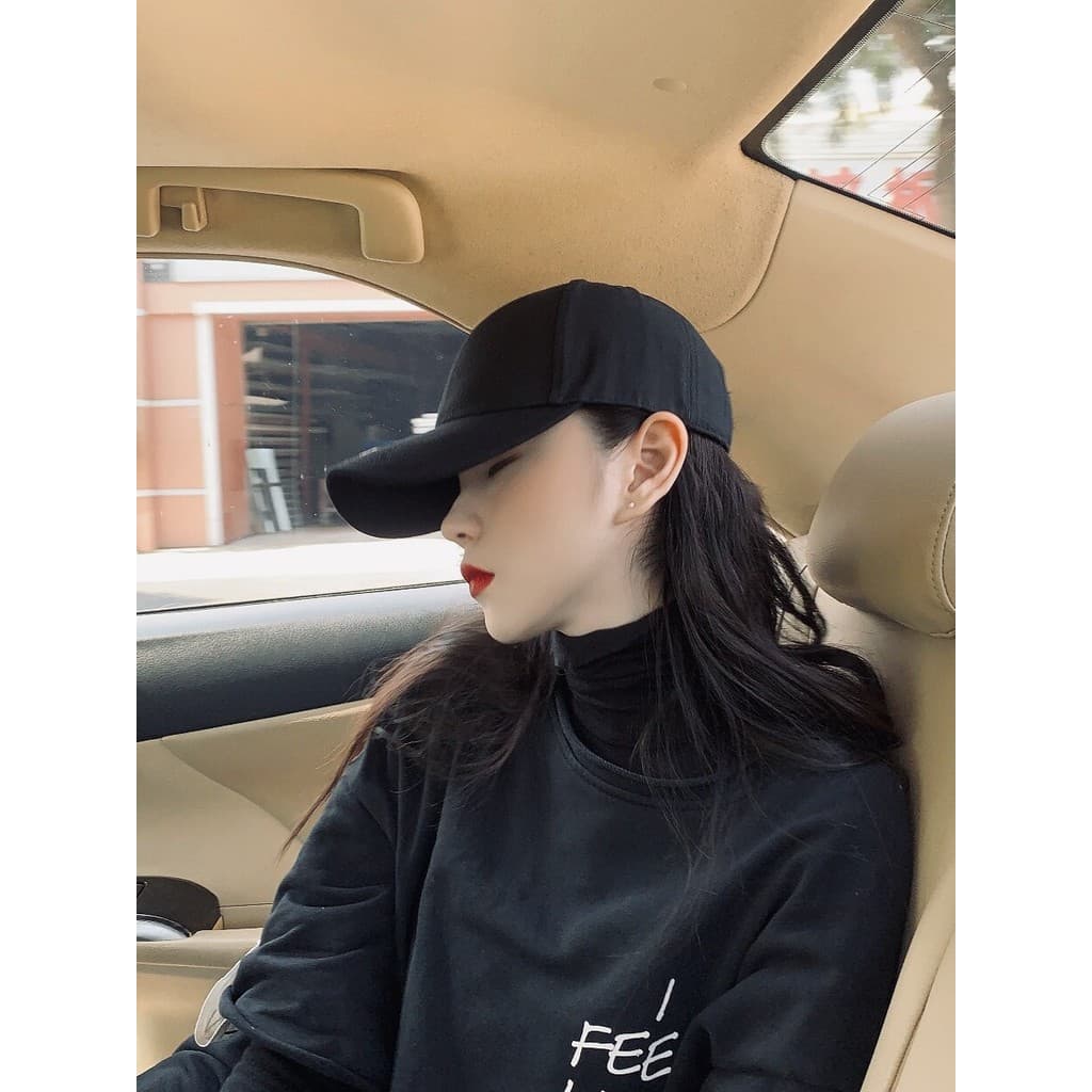 Ins Street Wear chapéu de beisebol masculino feminino estilo influenciador versão coreana All-Match moda preto boné de p