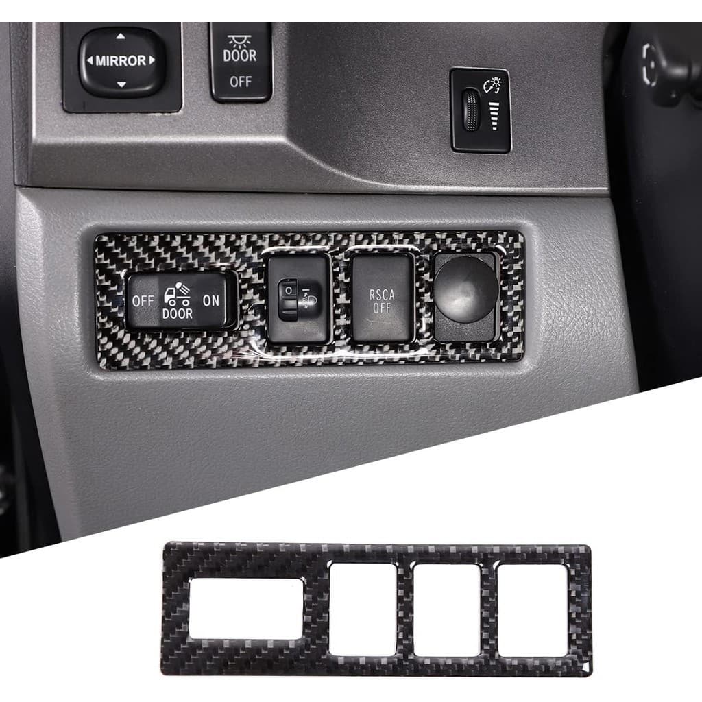 Guarnição De Adesivo De Quadro De Interruptor De Lâmpada De Parada Montada Alta Para Acessórios De Consoles Centrais Toy