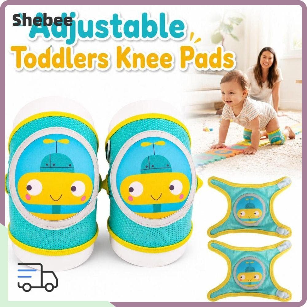 LUCKY-SHEBEE Joelheiras Para Bebês , Protetor Acolchoado De Desenho Animado Engatinhar , Protetores De Cotovelo Macios C