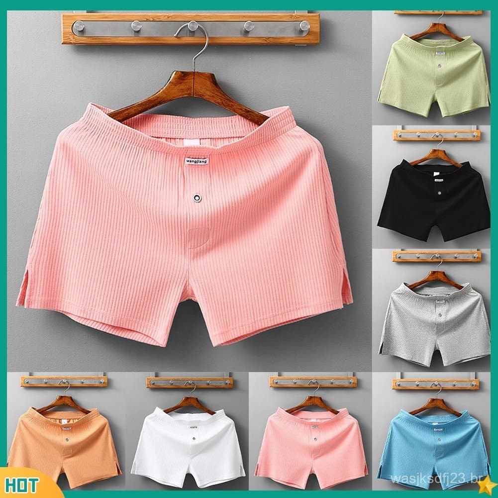 Cuecas Boxer Masculinas De Algodão , Shorts