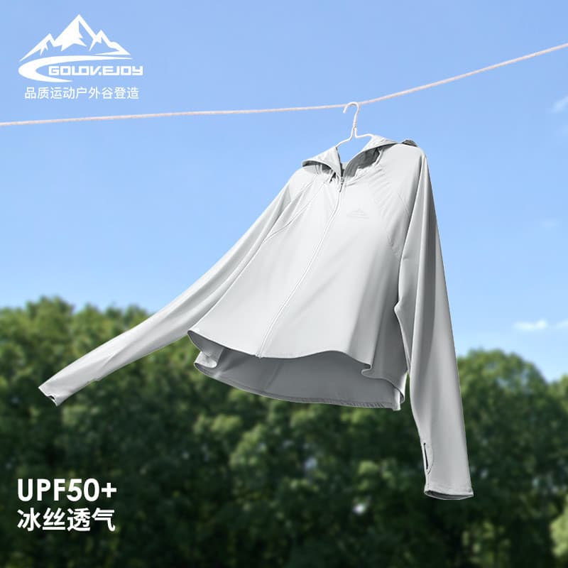 W Wilderness Explorer Novo Estilo Protetor Solar Roupas Senhoras Verão Estilo Fino Seda Gelo Respirável Ciclismo Anti-Pr