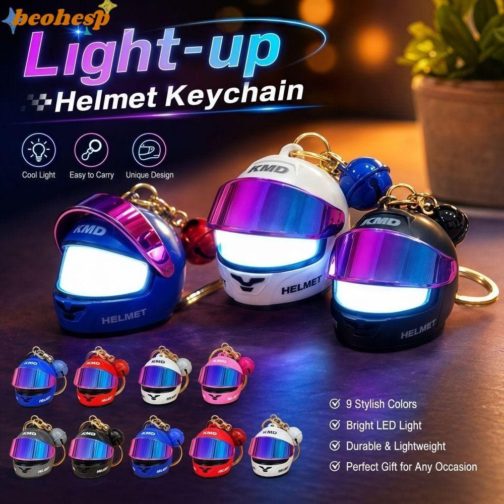BEOHESP Mini Pingente De Luz Noturna , Chaveiro Versátil E Leve Para Capacete Iluminado , Multifuncional