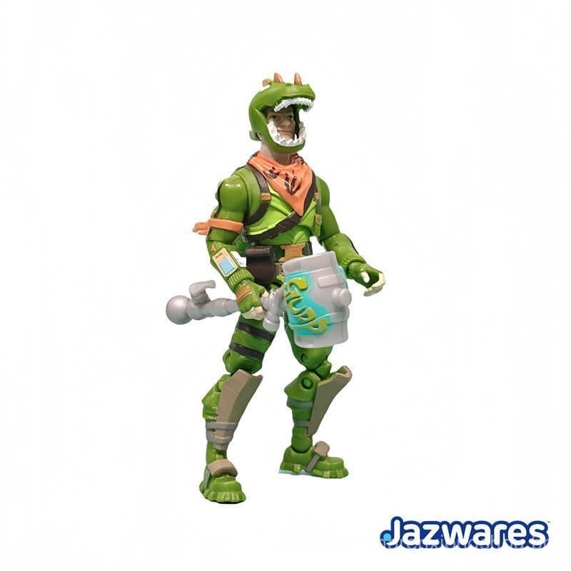 Novo modelo [2232 pessoas coletaram] Figura de Ação Super Articulada do Dinossauro Rex do Fortnite de 3,75 polegadas, pr