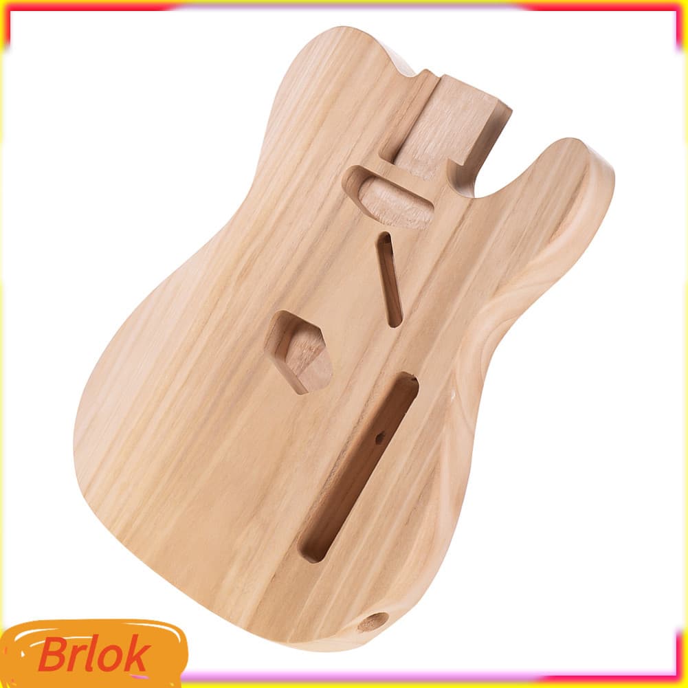 Brlok-br Ejoyous Corpo de guitarra elétrica inacabado T02 Sycamore Madeira em branco para guitarras Peças de reposição