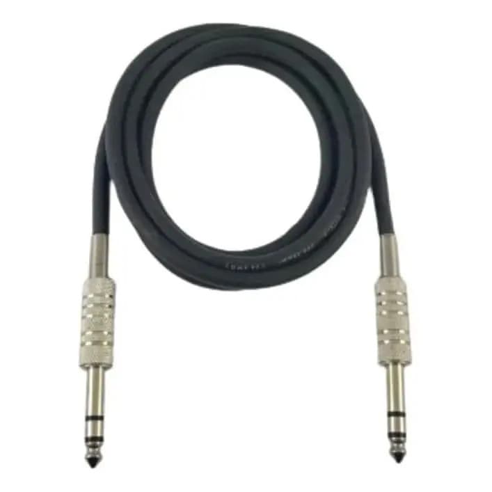 2 Cabos: P10 Stereo X P10 Stereo 1 E 1,5 Mts - Balanceado