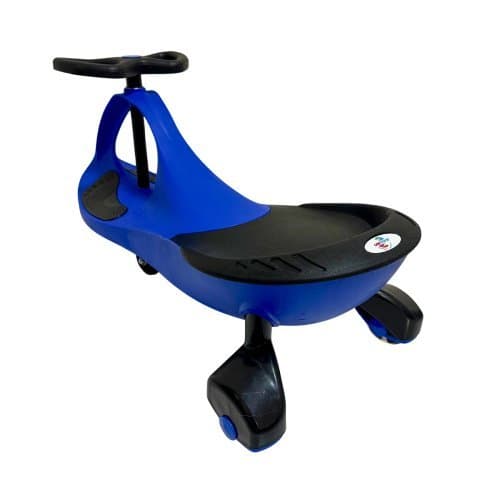 Carrinho Infantil Giratorio Conforto Diversao Seguro Design Azul Preto