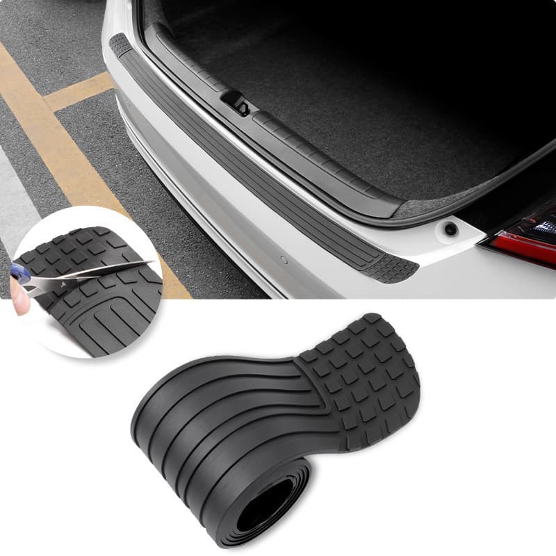 Tira de borracha para porta-malas de carro, tira de borracha para limiar do porta-malas, tira antiarranhões, lateral da