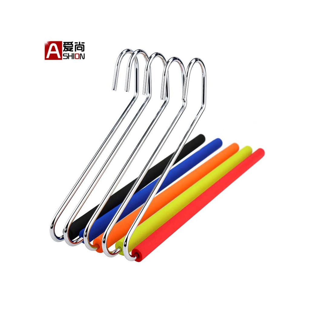 Calças rack esponja antiderrapante anti-rugas calças rack calças de camada única cabide especial calças sem costura pend