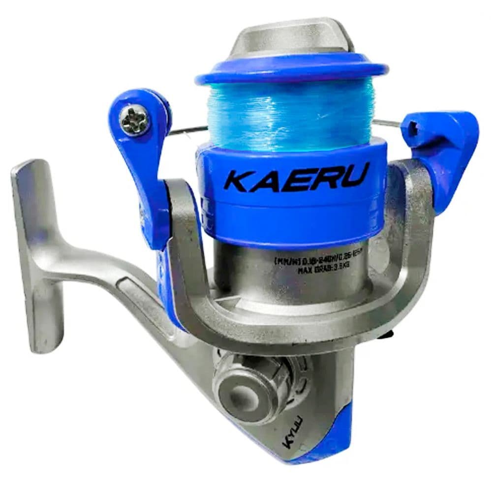 Molinete Kyuu Kaeru Azul Com Linha
