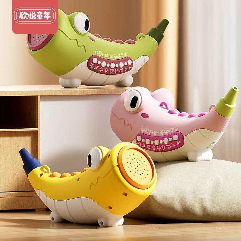 Montagem Animal chifre brinquedos das crianças brinquedo chifre Volume pulmonar das crianças efeito sonoro simulação api