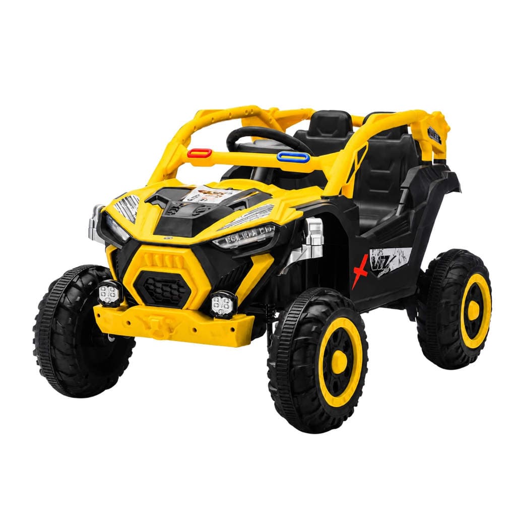 Carro Elétrico Infantil Mini UTV Adventure Amarelo 12V c/ Controle Remoto Zippy Toys - 16149