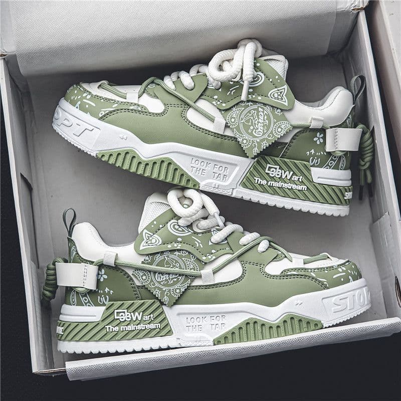 Sapatos masculinos, novo estilo de inverno, versáteis, originais e casuais, com sola grossa, esportivos, que aumentam a