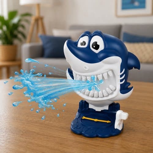 Jogo Divertido Splash Agua Tubarao Jogo Interativo Agua Infantil Azul