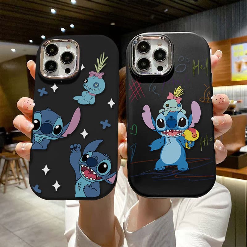 Capinha Capa silicone Anti-impacto Fosco Stitch para Samsung S20 A15 A31 A35 A54 A05S S22 S23 S24 FE CASE