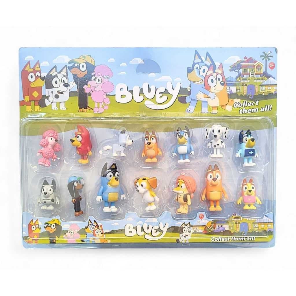Kit Bonecos Blue Pvc 6cm Desenho Cachorros Brinquedo Coleção