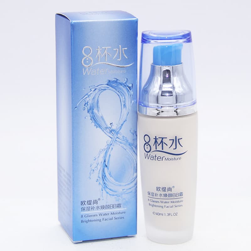 Otishang 8 xícaras de água hidratante hidratante BB creme feminino estudante corretivo à prova d'água à prova de suor de