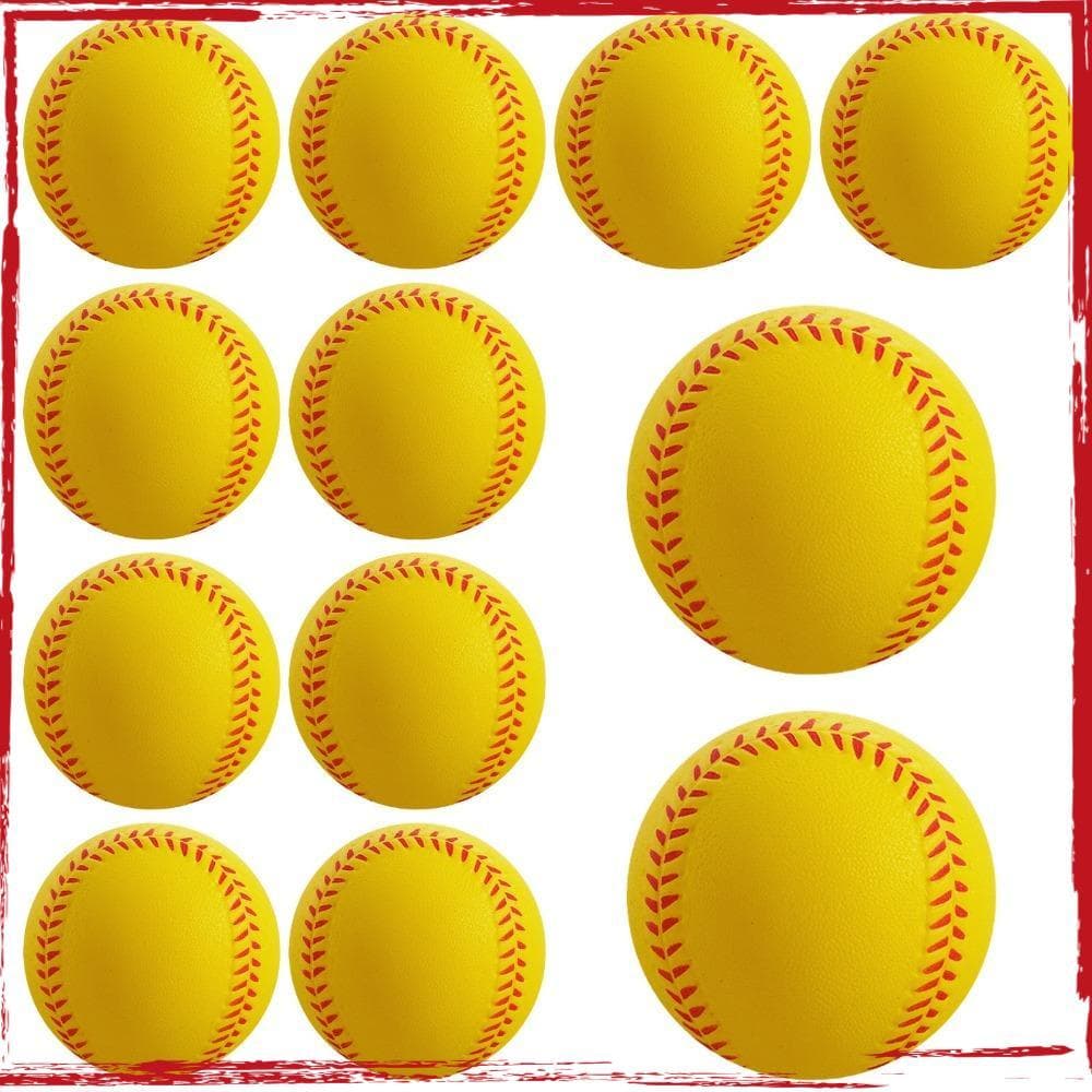 Bolas De Treinamento , Beisebol Macio Elástico PU , Esportes De Softball De Brinquedo De Apertar Durável