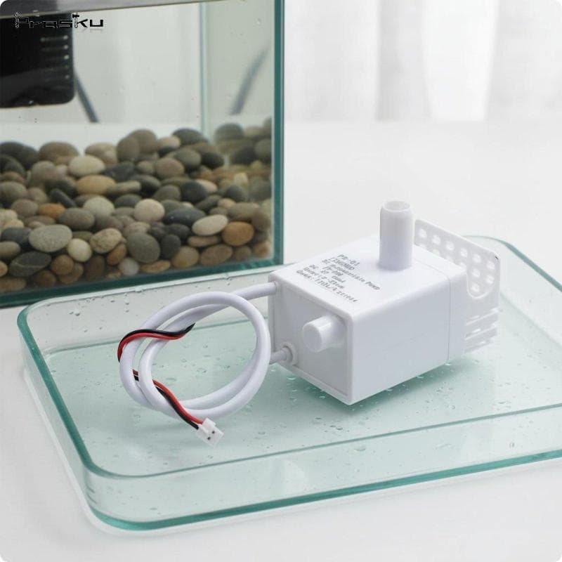 [stdzsw] Mini Bomba Submersível Compacta De Filtro De Aquário Inteligente Para Um 0.8-1.8l-min