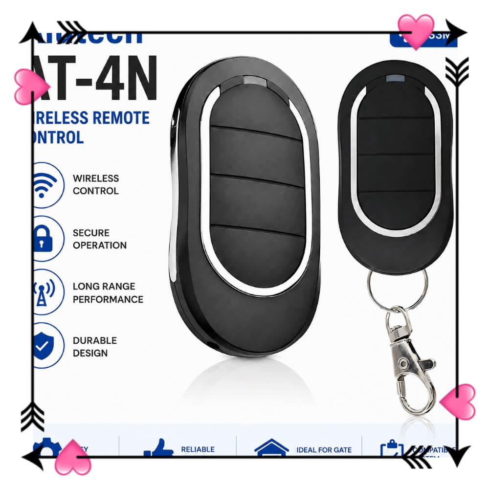 Controle Remoto Mutável Para Porta De Garagem , Código De Aprendizagem , Alutech AT-4N , 4 Botões