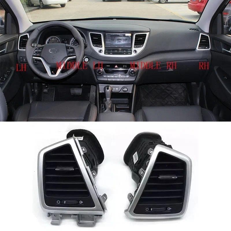 Saída De Ar Condicionado Ventilação Traseira Para Hyundai Tucson 2015-2018 Interno Grade De Assy